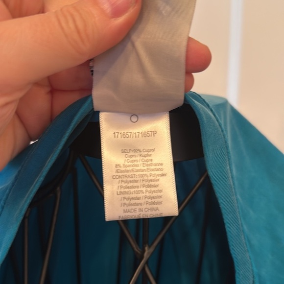 Dolan Teal Short Sleeve Dress-Sz L - Picture 5 of 7